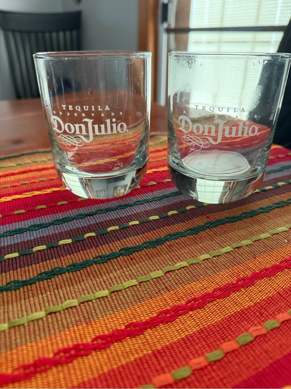 Don Julio Tequila Clear Glasses - Set of 2